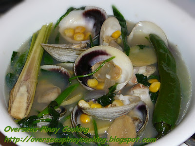 Clam and Corn in Ginger Soup