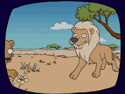 The Simpsons Lion Cub Gif