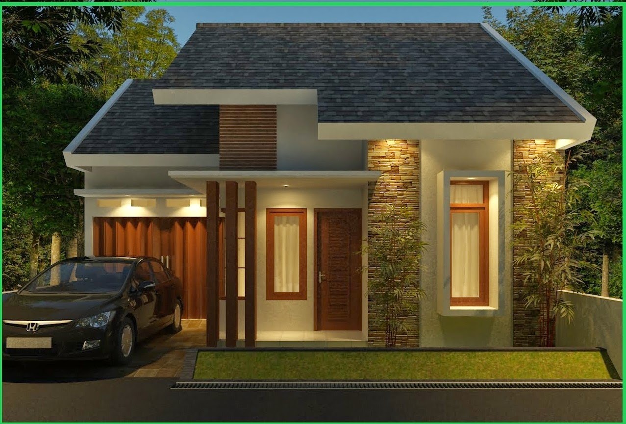 Top Inspirasi 19 Desain Rumah Minimalis 1 Lantai Atap Limas