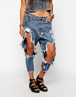 Asos destroyed jeans