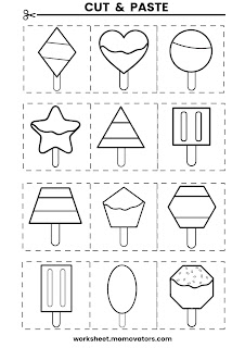 cut and paste printable free, cut and paste shapes printable, cut and paste preschool shapes, cut and paste shapes kindergarten @momovators