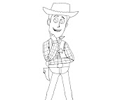 #5 Sheriff Woody Coloring Page