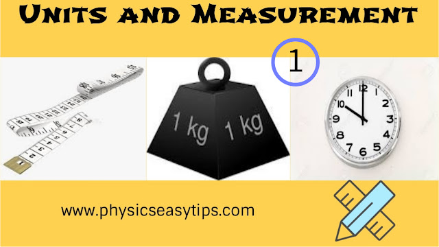 Basic Units and Measurement concept