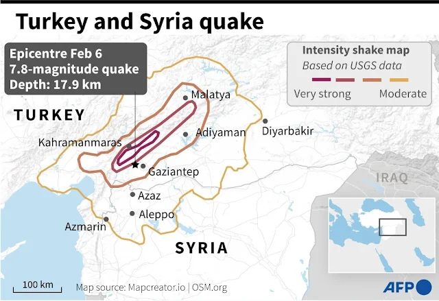 s as though someone dropped a nuclear bomb Gempa Turki-Suriah: 'Seolah-olah seseorang menjatuhkan bom nuklir'