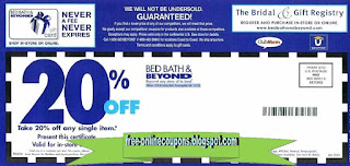 Free Printable Bed Bath and Beyond Coupons