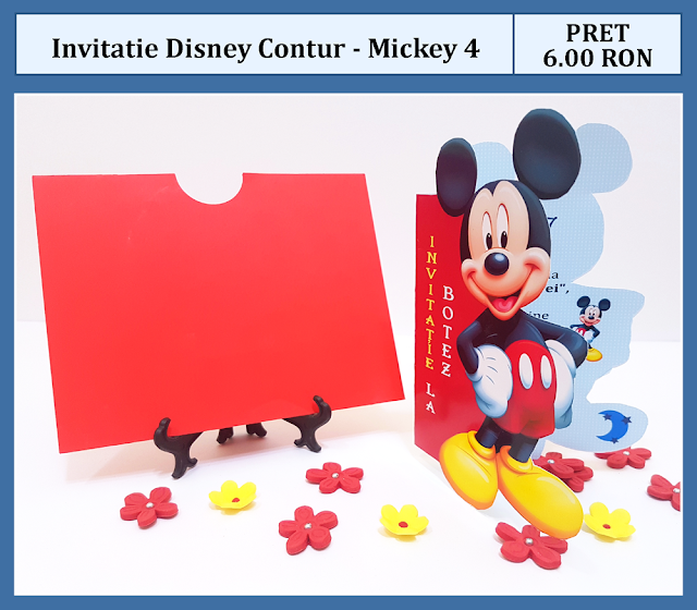 invitatii botez mickey mouse