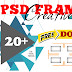 20+ Creative PSD Frames Free Download 