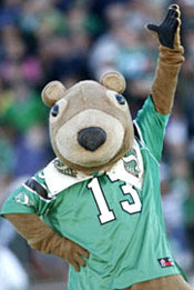 Gainer the Gopher - Roughriders Mascot