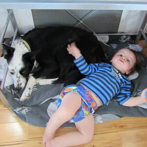 cloth diapering