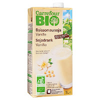 Lait de soja vanille Carrefour bio