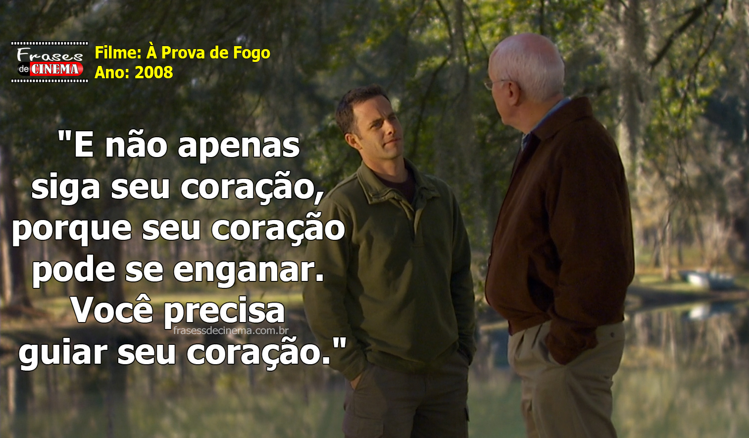 Imagens de frases do filme a prova de fogo