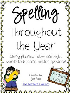 https://www.teacherspayteachers.com/Product/Spelling-Throughout-the-Year-Phonics-and-sight-words-Grade-3-793151