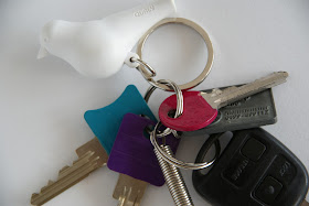 keycap sleutels DIY nagellak sleutelbos gekleurd