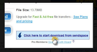 Cara Download Di Sendspace