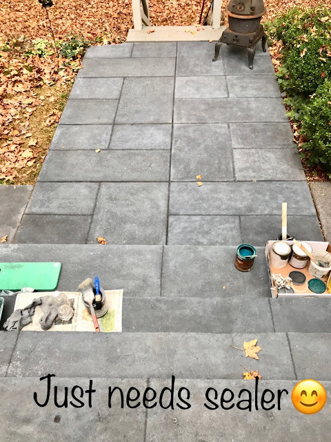 concrete patio DIY