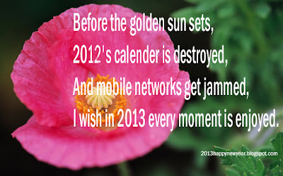 Happy New Year Messages 2013