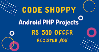 Code Shoppy Android PHP Projects
