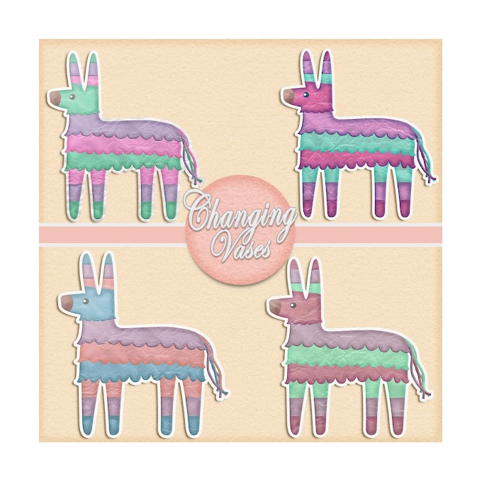 New Digital Clip Art Packs - Llama ClipArt Sets and Fiesta Graphics 