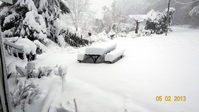 14 inches of snow on May 2, 2013