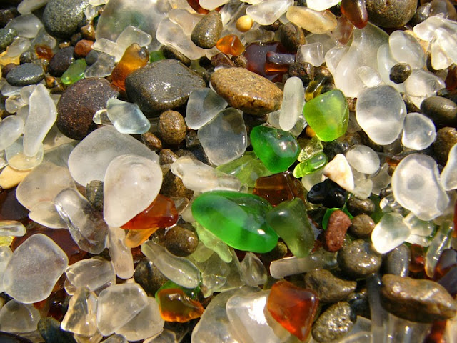 The Glass Beach, Mendocino county, California