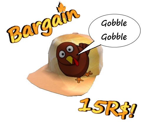 Roblox News Bargain Of The Week Thanksgiving Turkey Cap - roblox thanksgiving shirt