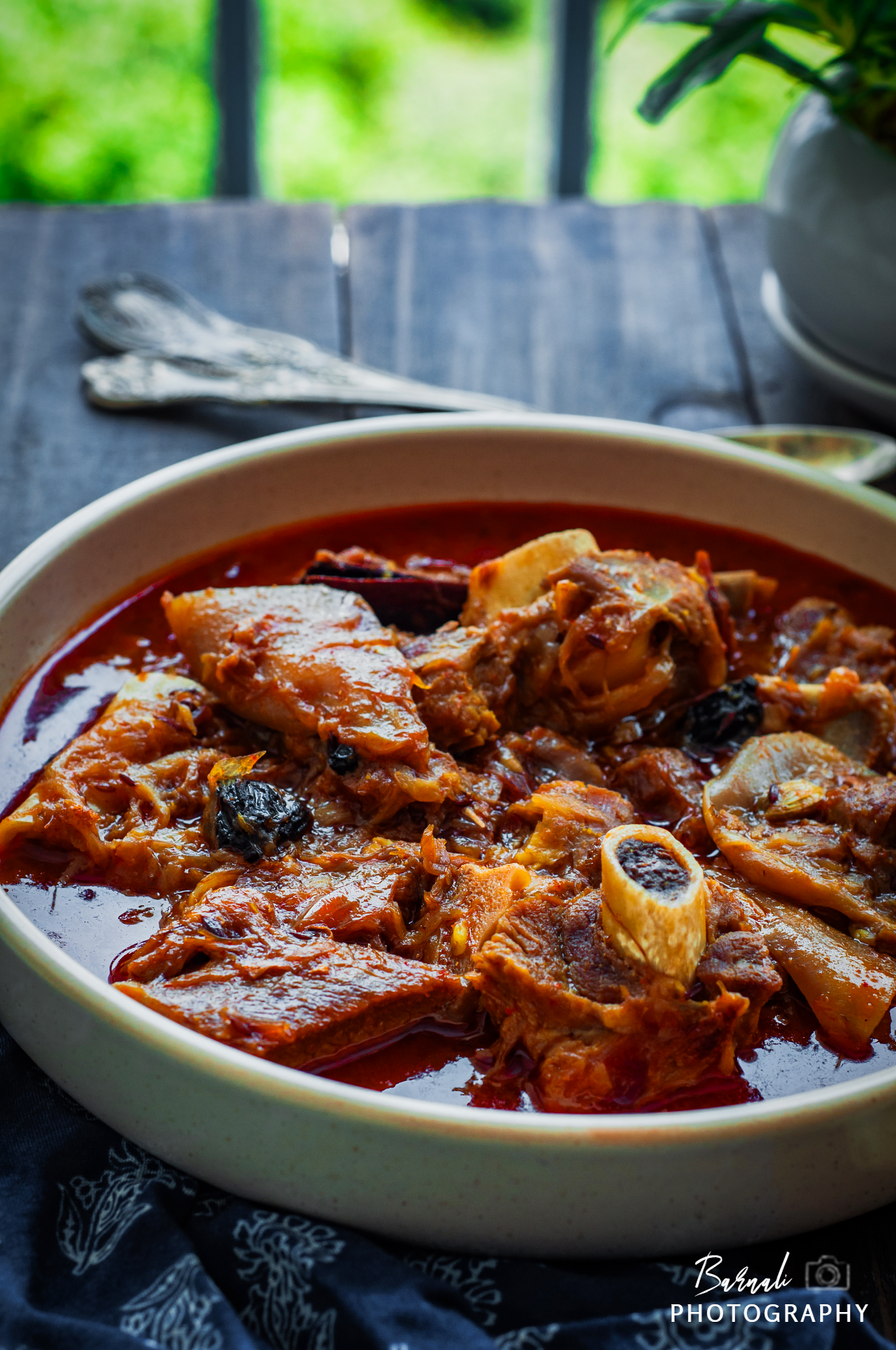 Gande te maaz, kashmiri mutton curry