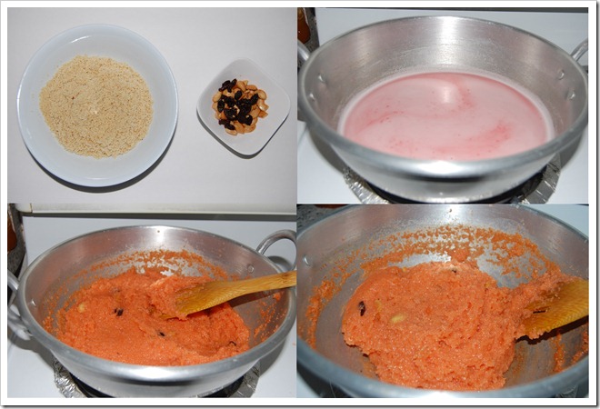 Rava Kesari Process