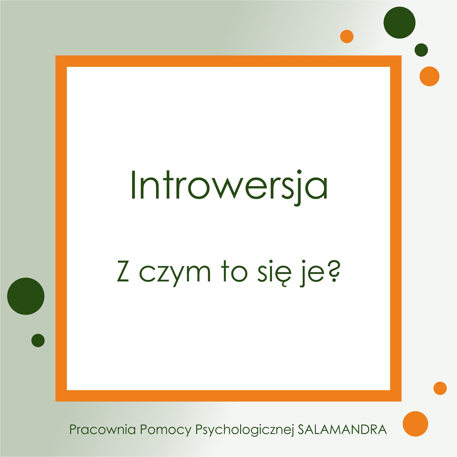 Introwersja - z czym to się je?