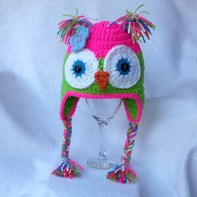 Crochet Owl Hat 2