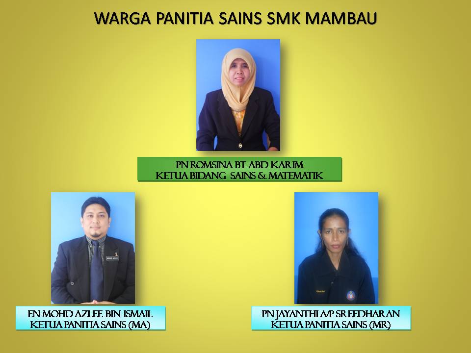 Warga Panitia Sains SMK Mambau