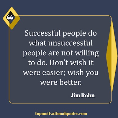 self success quotes - successful people do what unsuccessful people are not willing to do