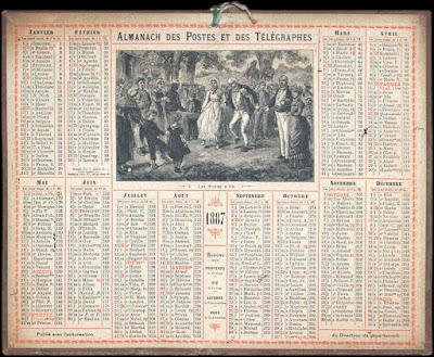 Almanach 1887 Noces d'or