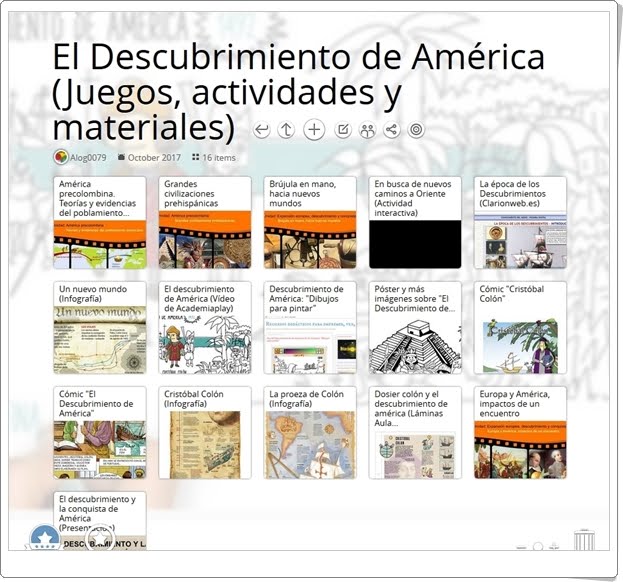 "18 Recursos para la celebración de EL DÍA DEL DESCUBRIMIENTO DE AMÉRICA" (Día 12 de Octubre)