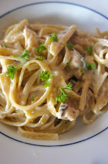 Chicken and Bacon Pasta with Creamy Cilantro Lime Sauce: Savory Sweet and Satisfying