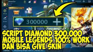 Script Diamond Mobile Legends