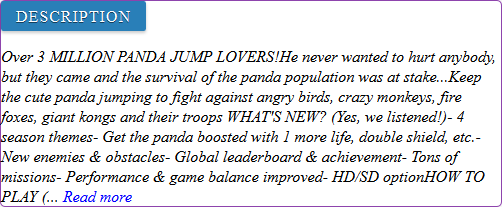 Panda Jump Seasons game review