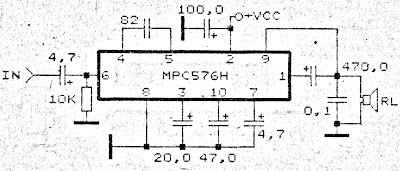 MPC576H Amplifier Circuit Diagrams