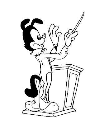 Dibujo de animaniacs Yakko para colorear