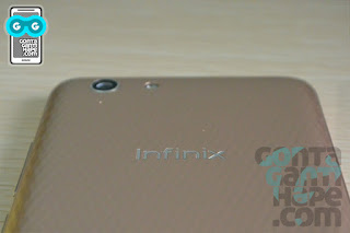 Infinix Hot 3 - posisi kamera dan logo Infinix