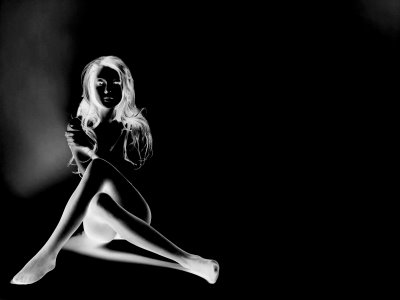 2010 Download middot Blonde Angelina wallpaper background black and white