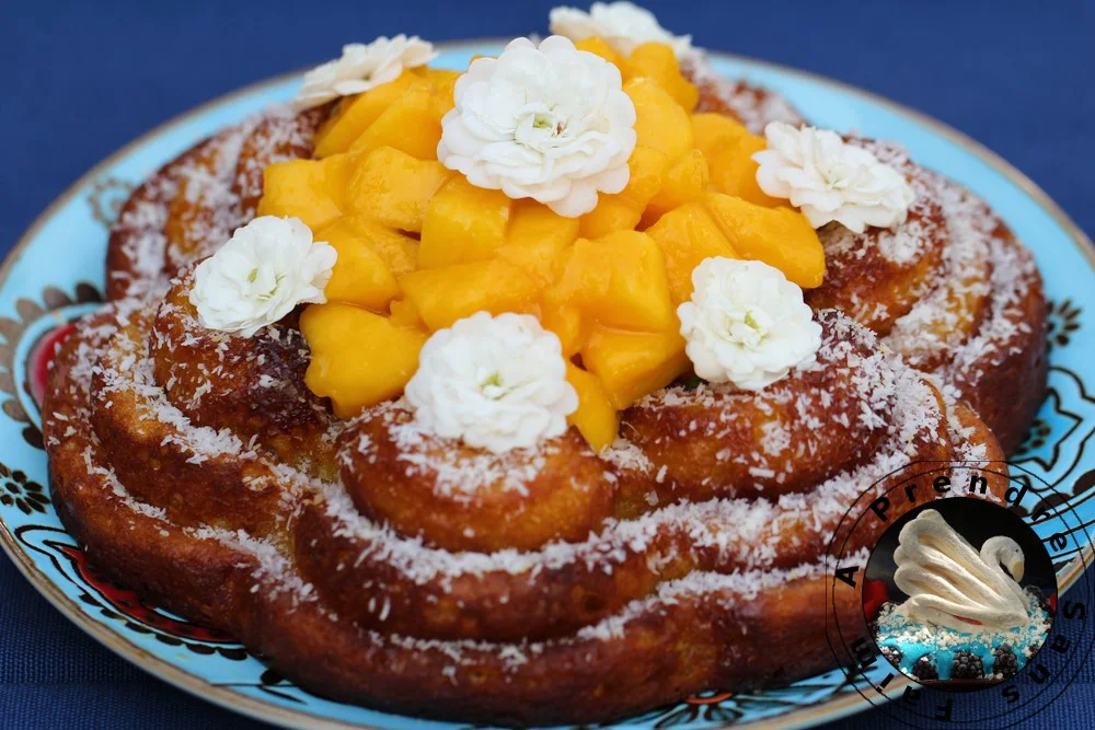 Gâteau mangue coco brésilien