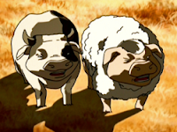 cow pig and sheep pig