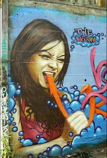 Graffiti Character Women Face by twe 065 svk