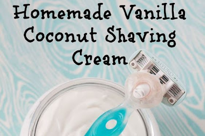 Homemade Vanilla Coconut Shaving Cream