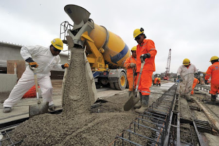 الفحص أثناء صب الخرسانة Concrete Pour inspection 