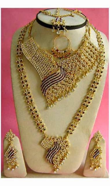 Bridal Gold Jewellery Sets  Arabian Gold Necklace 