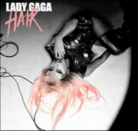 lady gaga hair single album cover. lady gaga hair single art.