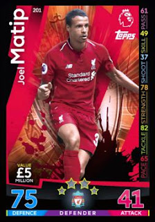 Match Attax 2018 2019 Liverpool FC Premier League Set