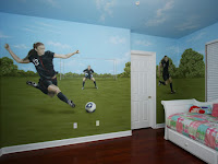 Lovely Soccer Themed Bedroom Taylor Rm Pinterest