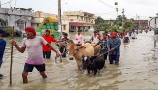 politician-visit-flood-area-in-election